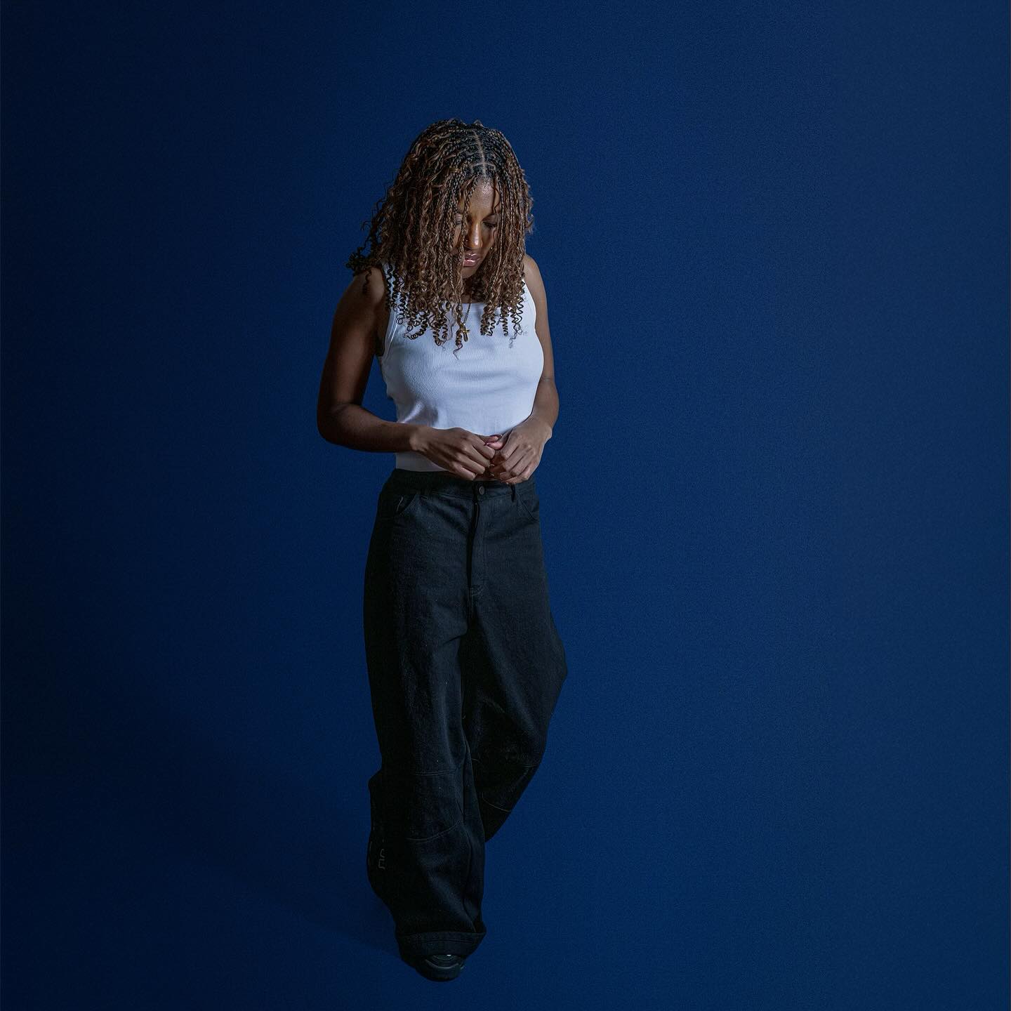 Knee Pad Trousers styled look 1